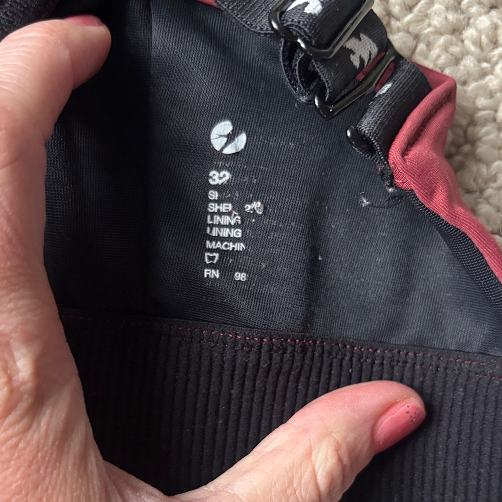 Oiselle Boom Sports Bra 32DD Redwood - Picture 7 of 7